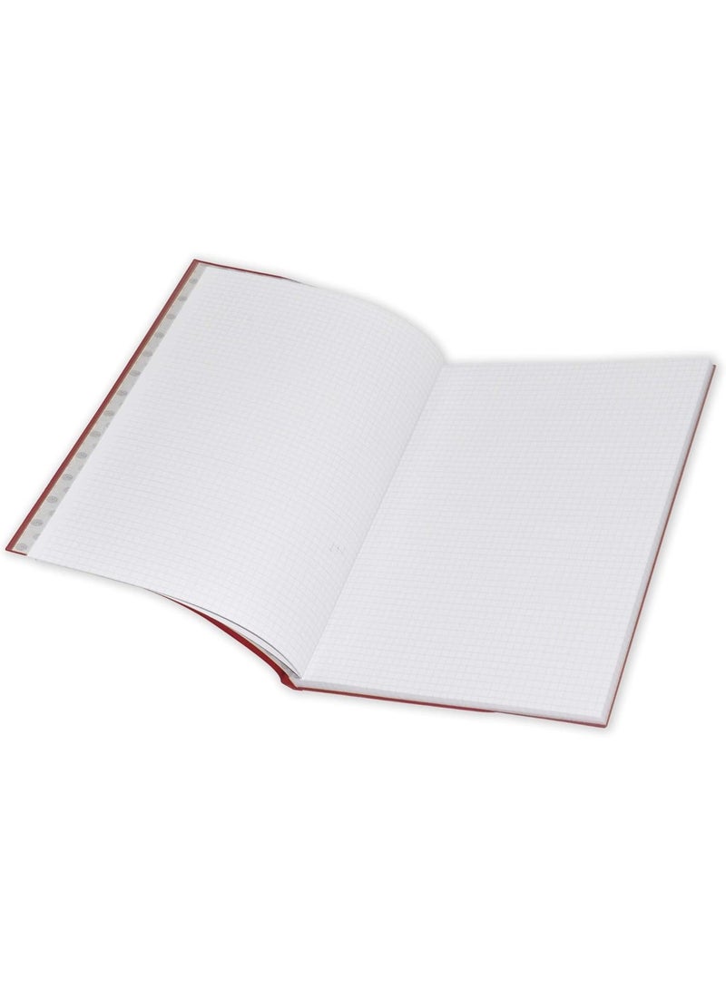 FIS PVC Notebook, A4 Size(29.7x21cm), 2 Quire, 96 Sheets, 5mm Square Grid Lines, Assorted Color, Pack of 6 Pieces-FSNBA42QPV5MAST - Image 2